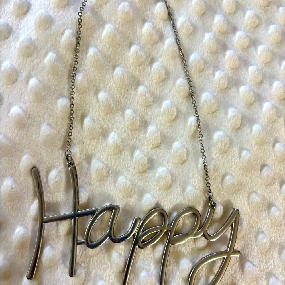 WhimsiGoth Vintage 90s Silver Script 